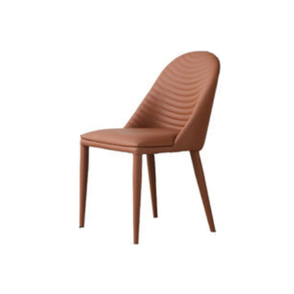 Contemporary Armless Dining Chairs Upholstered Dining Side Chair