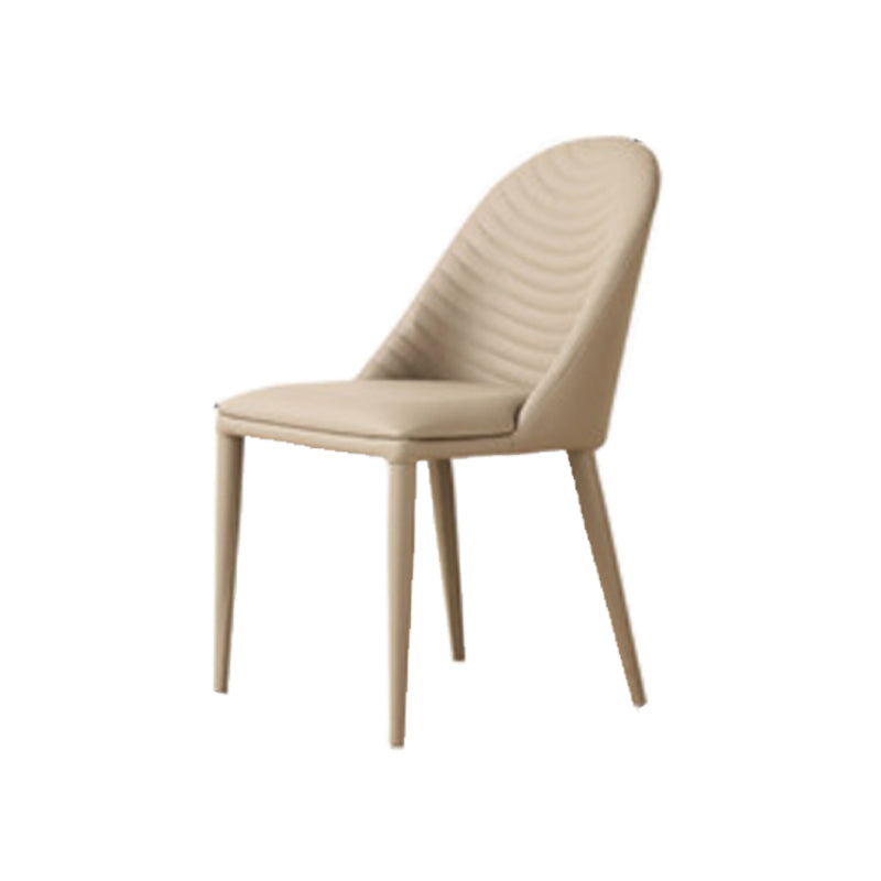 Contemporary Armless Dining Chairs Upholstered Dining Side Chair