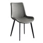 Faux Leather Upholstered Dining Chairs Modern Armless Home Side Chair