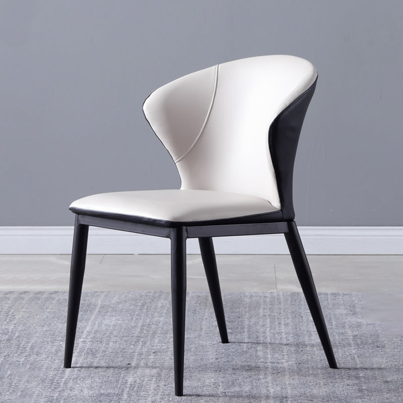 Upholstered Dining Side Chair Contemporary Armless Dining Chairs