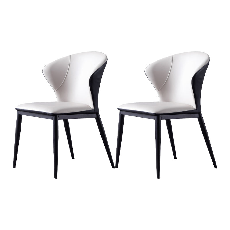 Upholstered Dining Side Chair Contemporary Armless Dining Chairs