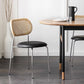 Contemporary Armless Dining Chairs Faux Leather Upholstered Dining Side Chair