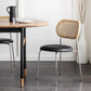 Contemporary Armless Dining Chairs Faux Leather Upholstered Dining Side Chair