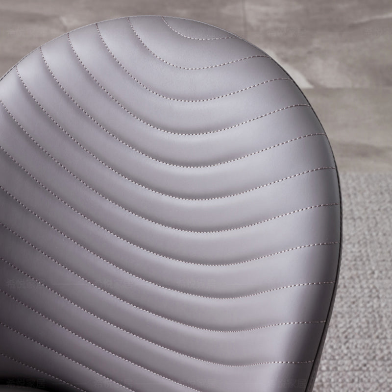 Faux Leather Armless Dining Chairs Upholstered Dining Room Chair Clearhalo 'Dining Chairs' 'Dining Tables & Seating' 'dining_chair' 'furn' 'furn_dining_chair' 'Furniture' 'Kitchen & Dining Furniture' 5580397