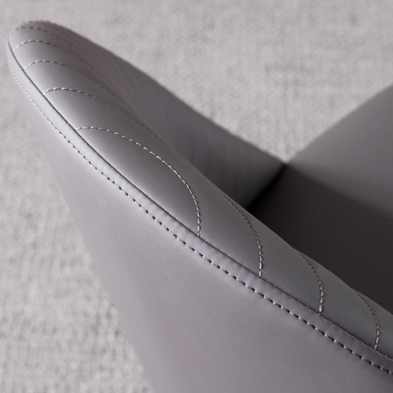 Faux Leather Armless Dining Chairs Upholstered Dining Room Chair Clearhalo 'Dining Chairs' 'Dining Tables & Seating' 'dining_chair' 'furn' 'furn_dining_chair' 'Furniture' 'Kitchen & Dining Furniture' 5580400