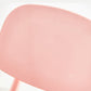 Scandinavian Plastic Dining Side Chair Open Back Armless Dining Chairs