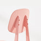 Scandinavian Plastic Dining Side Chair Open Back Armless Dining Chairs
