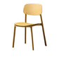 Plastic Armless Dining Chairs Scandinavian Open Back Dining Side Chair Clearhalo 'Dining Chairs' 'Dining Tables & Seating' 'dining_chair' 'furn' 'furn_dining_chair' 'Furniture' 'Kitchen & Dining Furniture' 5580480