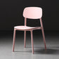 Plastic Armless Dining Chairs Scandinavian Open Back Dining Side Chair Pink 1 Piece Clearhalo 'Dining Chairs' 'Dining Tables & Seating' 'dining_chair' 'furn' 'furn_dining_chair' 'Furniture' 'Kitchen & Dining Furniture' 5580507