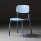 Plastic Armless Dining Chairs Scandinavian Open Back Dining Side Chair Airy Blue 1 Piece Clearhalo 'Dining Chairs' 'Dining Tables & Seating' 'dining_chair' 'furn' 'furn_dining_chair' 'Furniture' 'Kitchen & Dining Furniture' 5580542