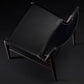Faux Leather and Wood Armless Dining Chairs Modern Side Chair Set