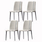 Modern Armless Dining Chairs Parsons Side Chair Set for Kitchen