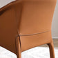 Faux Leather Dining Arm Chair Contemporary Dining Room Chair