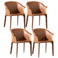 Faux Leather Dining Arm Chair Contemporary Dining Room Chair