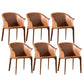 Faux Leather Dining Arm Chair Contemporary Dining Room Chair