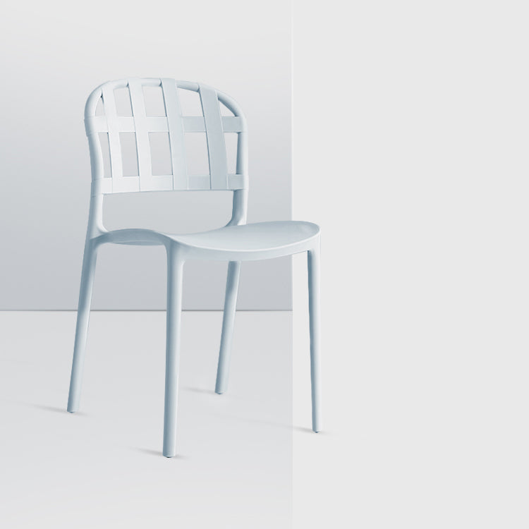 Plastic Armless Dining Chairs Scandinavian Style Home Dining Side Chair Clearhalo 'Dining Chairs' 'Dining Tables & Seating' 'dining_chair' 'furn' 'furn_dining_chair' 'Furniture' 'Kitchen & Dining Furniture' 5580826