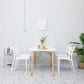 Plastic Armless Dining Chairs Scandinavian Style Home Dining Side Chair Clearhalo 'Dining Chairs' 'Dining Tables & Seating' 'dining_chair' 'furn' 'furn_dining_chair' 'Furniture' 'Kitchen & Dining Furniture' 5580836