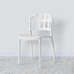 Plastic Armless Dining Chairs Scandinavian Style Home Dining Side Chair Clearhalo 'Dining Chairs' 'Dining Tables & Seating' 'dining_chair' 'furn' 'furn_dining_chair' 'Furniture' 'Kitchen & Dining Furniture' 5580843