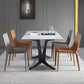 Upholstered Armless Dining Chairs Faux Leather Dining Side Chair