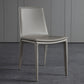 Upholstered Armless Dining Chairs Faux Leather Dining Side Chair