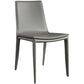 Upholstered Armless Dining Chairs Faux Leather Dining Side Chair
