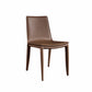 Upholstered Armless Dining Chairs Faux Leather Dining Side Chair