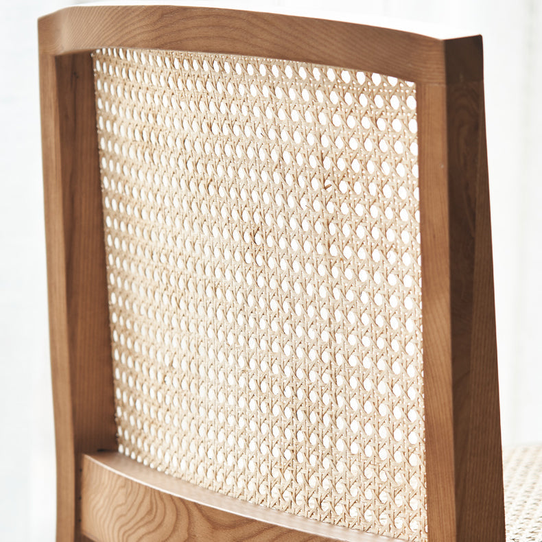 Traditional Style Dining Chairs Armless Chair with Wood Legs for Home