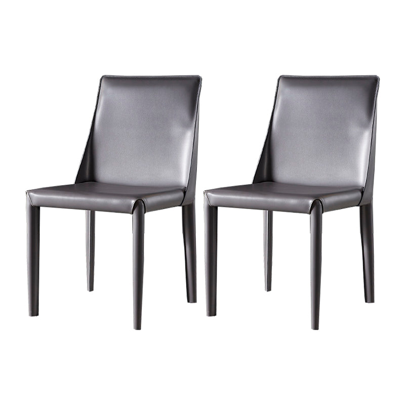 Faux lederen eetkamerstoel eigentijdse eetkamerstoel