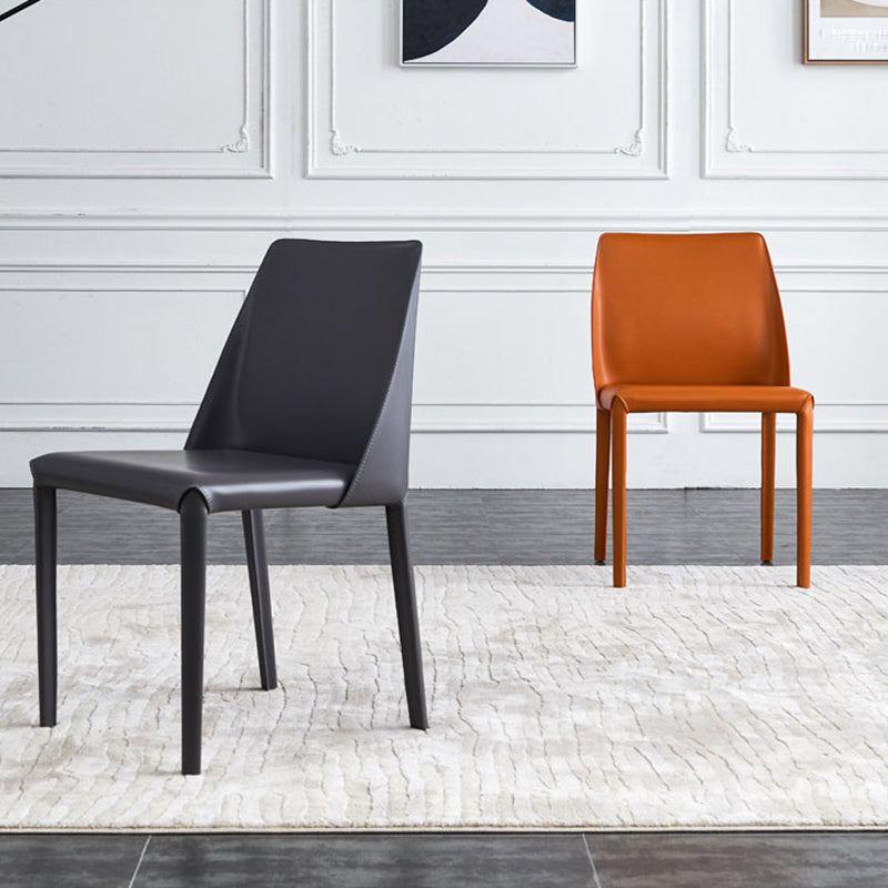 Faux lederen eetkamerstoel eigentijdse eetkamerstoel