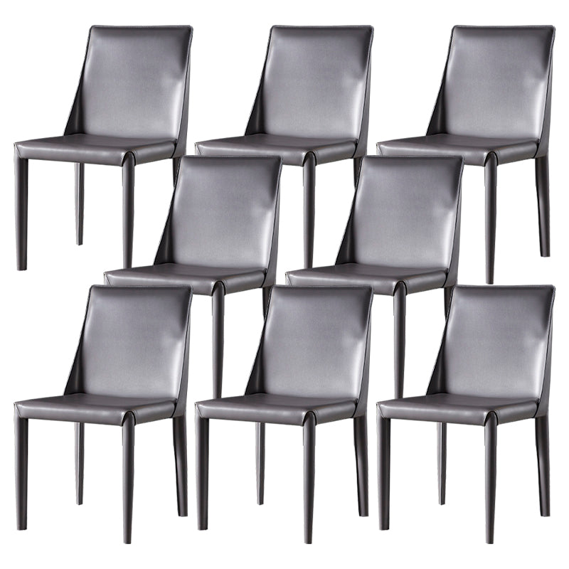 Faux lederen eetkamerstoel eigentijdse eetkamerstoel