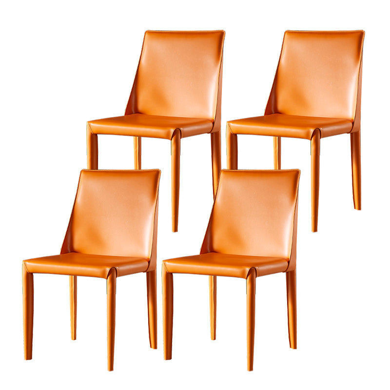 Faux lederen eetkamerstoel eigentijdse eetkamerstoel