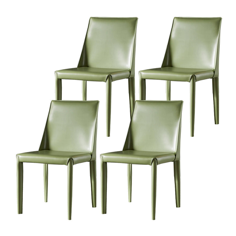 Faux lederen eetkamerstoel eigentijdse eetkamerstoel