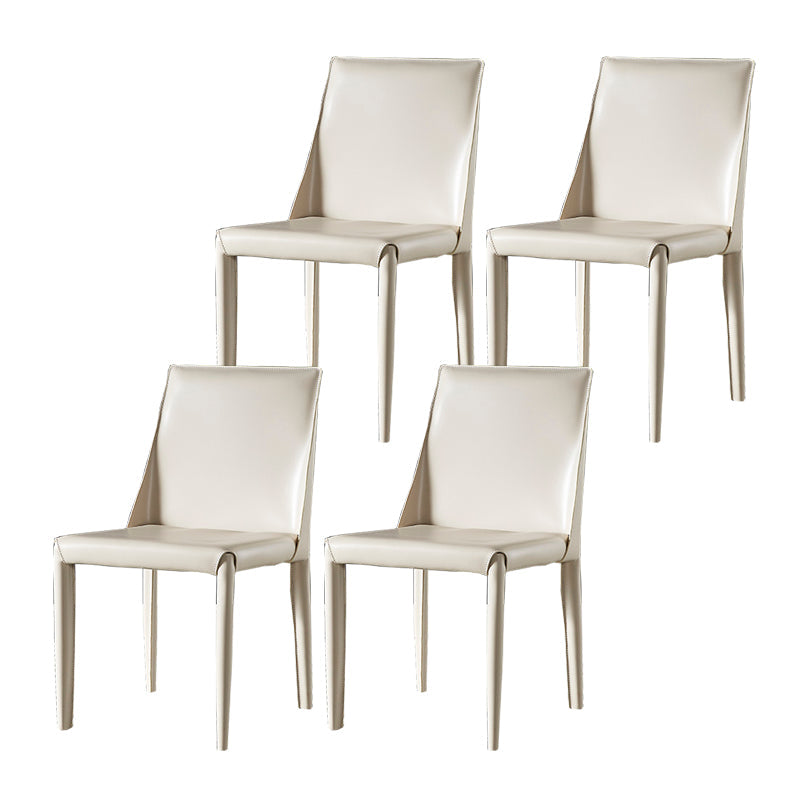 Faux lederen eetkamerstoel eigentijdse eetkamerstoel