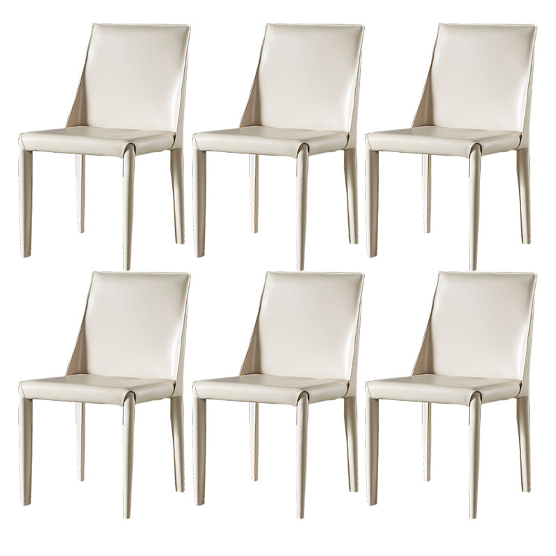 Faux lederen eetkamerstoel eigentijdse eetkamerstoel