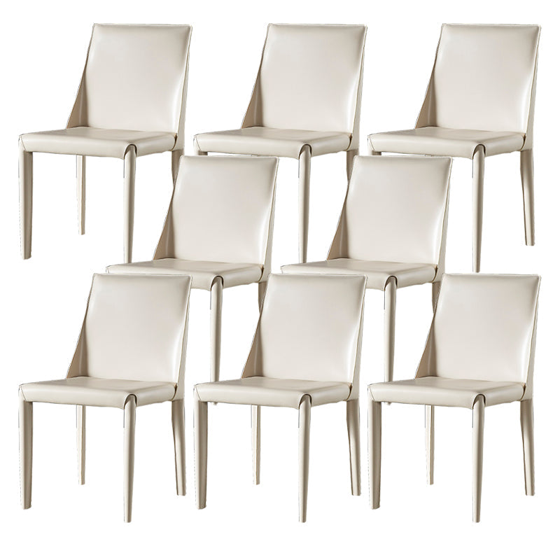 Faux lederen eetkamerstoel eigentijdse eetkamerstoel