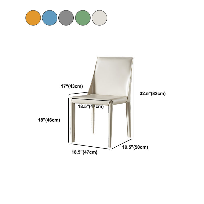 Faux lederen eetkamerstoel eigentijdse eetkamerstoel