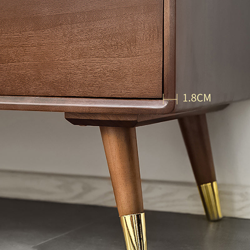 Klassieke glam -verticale lingerie kist massief houten slaapkamer opbergkast