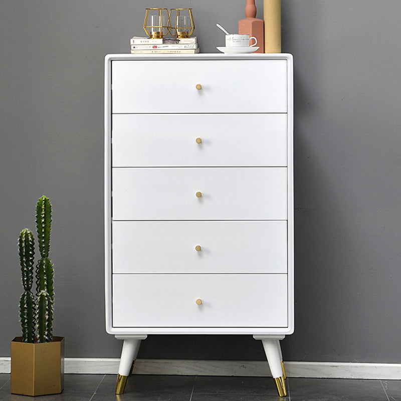 Klassieke glam -verticale lingerie kist massief houten slaapkamer opbergkast