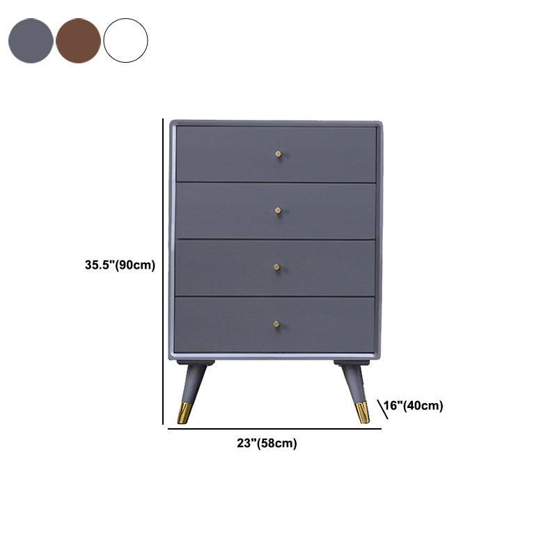 Klassieke glam -verticale lingerie kist massief houten slaapkamer opbergkast