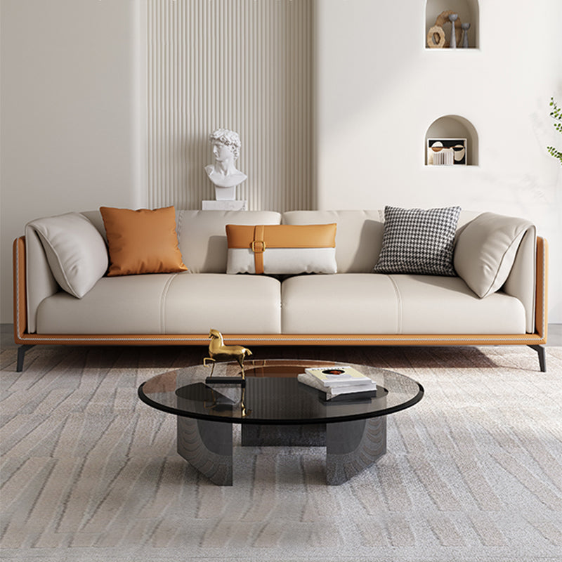 Coussins contemporains Standard Oreiller Top Bras canapé en cuir authentique