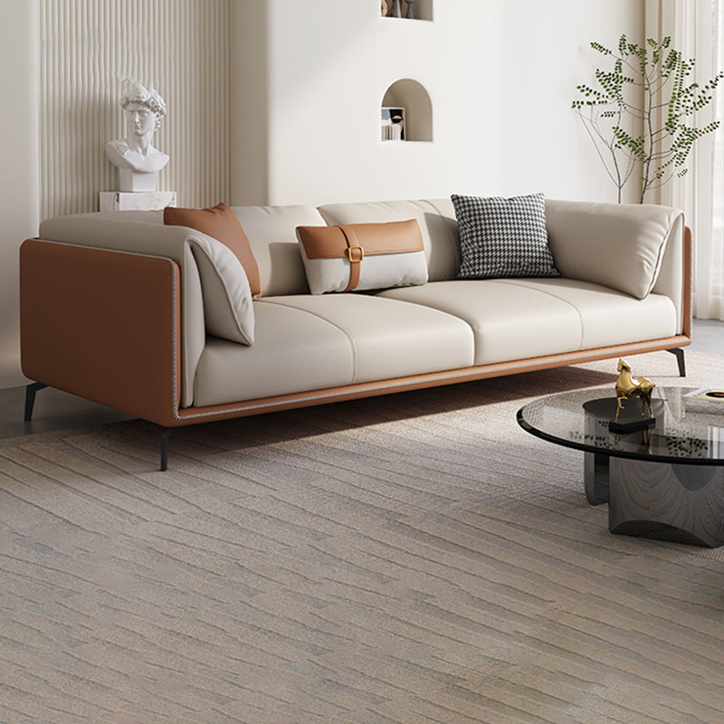 Coussins contemporains Standard Oreiller Top Bras canapé en cuir authentique