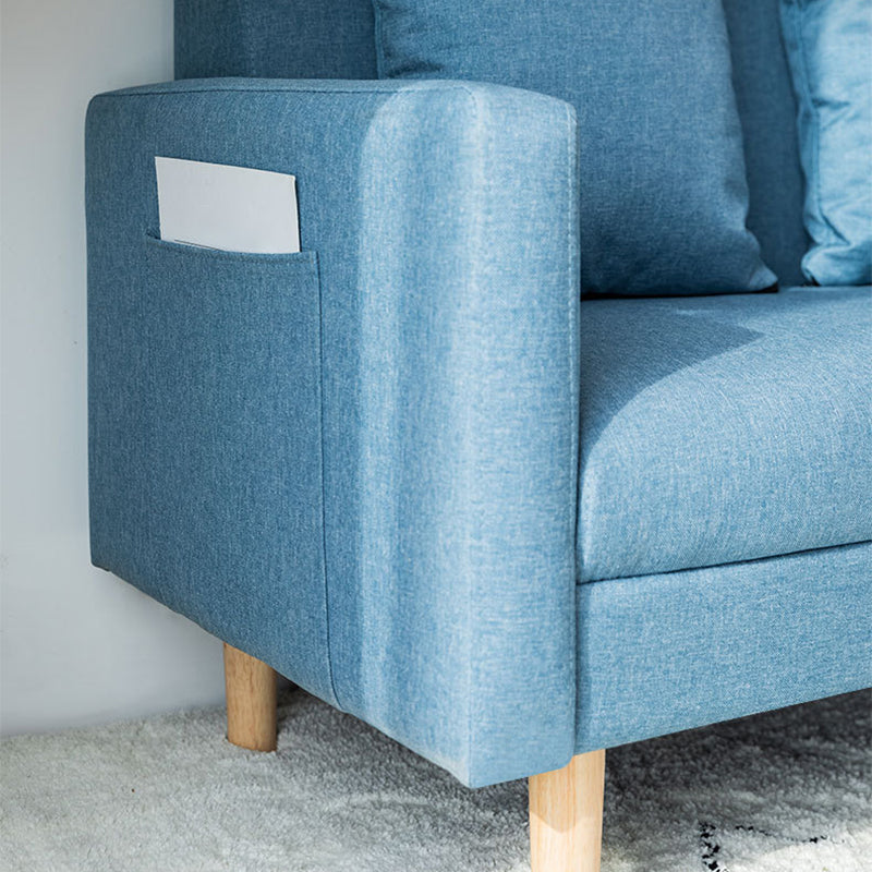 Moderno slip shood standard coperto con divano braccio quadrato di stoccaggio