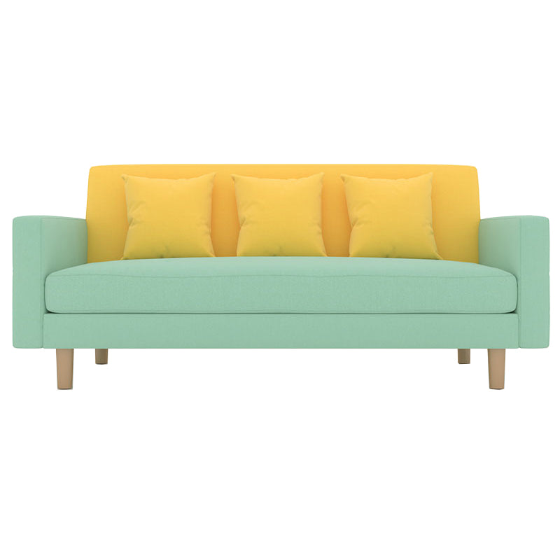 Moderno slip shood standard coperto con divano braccio quadrato di stoccaggio