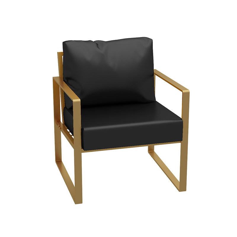 26,77 "W Faux Leder Quadratarmofofa zeitgenössisches Sofa für Wohnzimmer