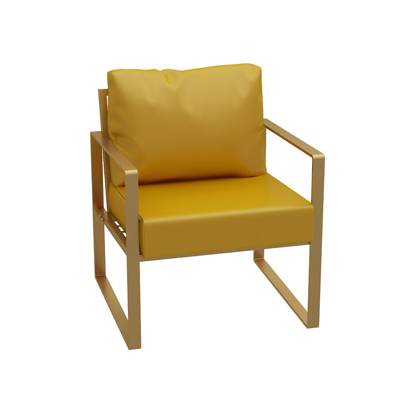 26,77 "W Faux Leder Quadratarmofofa zeitgenössisches Sofa für Wohnzimmer