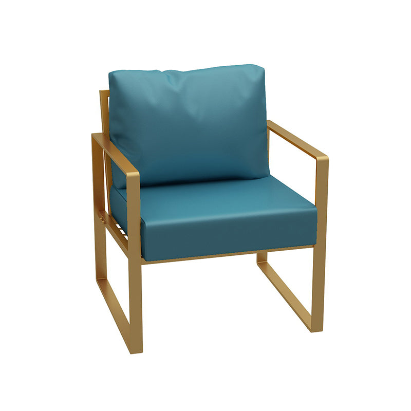 26,77 "W Faux Leder Quadratarmofofa zeitgenössisches Sofa für Wohnzimmer