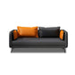 31.49 "H Faux Leather Contemporary Tuxedo Arm Sofa Standard Sofa