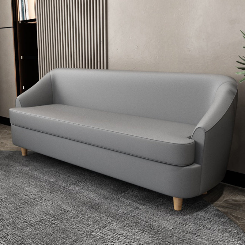 21,65 "W x 27,55" H divano braccio incasso in pelle finta