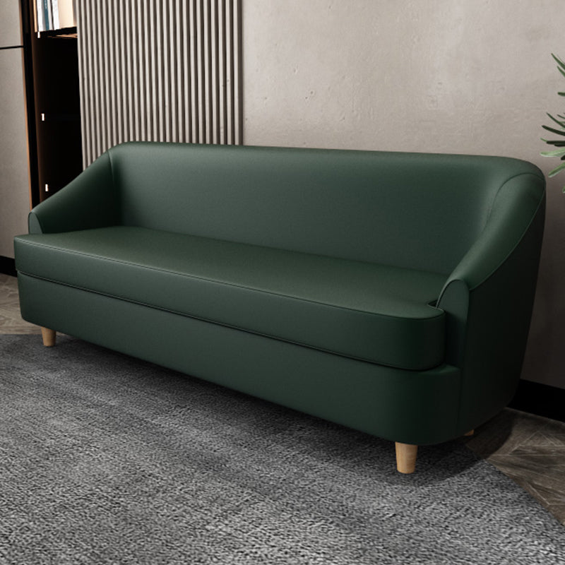 21,65 "W x 27,55" H divano braccio incasso in pelle finta