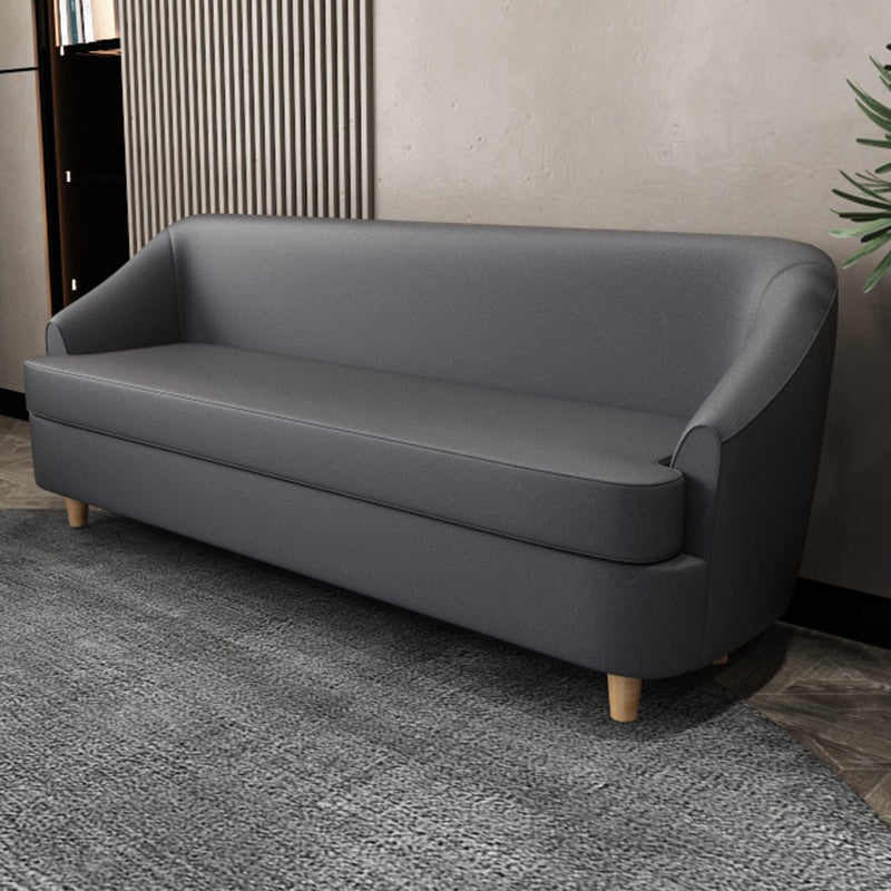 21,65 "W x 27,55" H divano braccio incasso in pelle finta